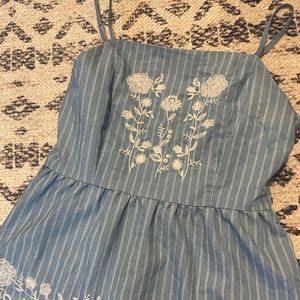 Francescas collection striped tank top